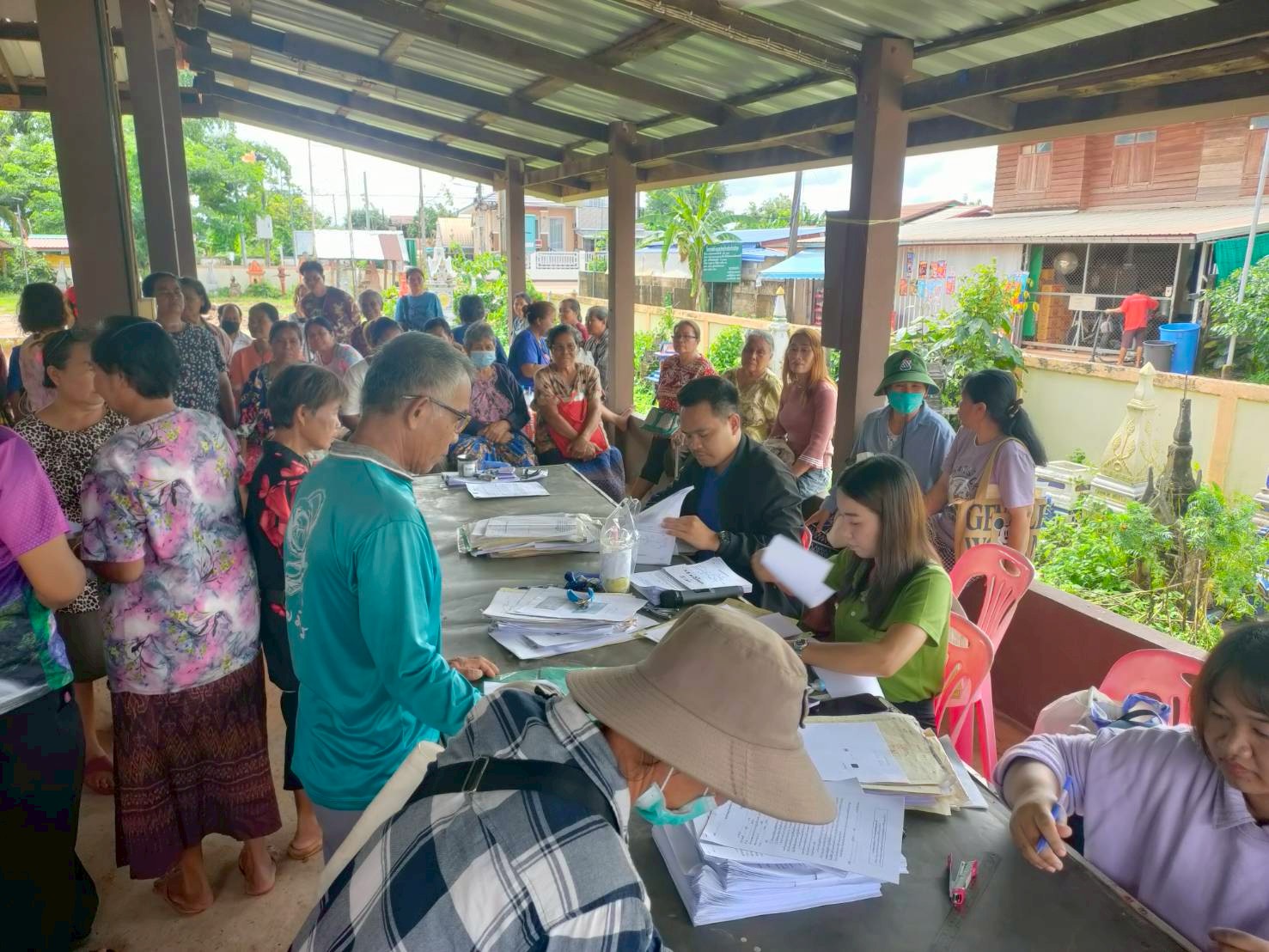 title - สำนักงานการปฏิรูปที่ดินจังหวัดบึงกาฬ ออกหน่วยรับคำร้องออกโฉนดเพื่อการเกษตร ให้แก่เกษตรกร